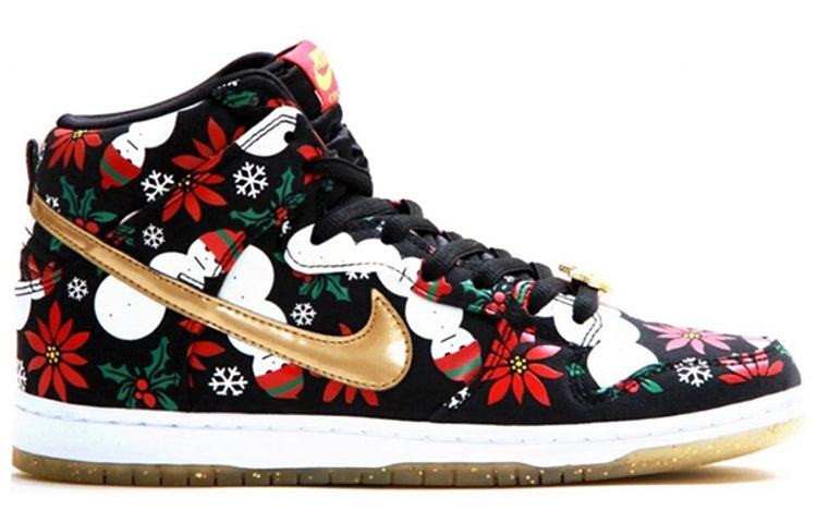 Nike x Concepts SB Dunk High Premium 'Ugly Christmas Sweater'  635525-006 Antique Icons